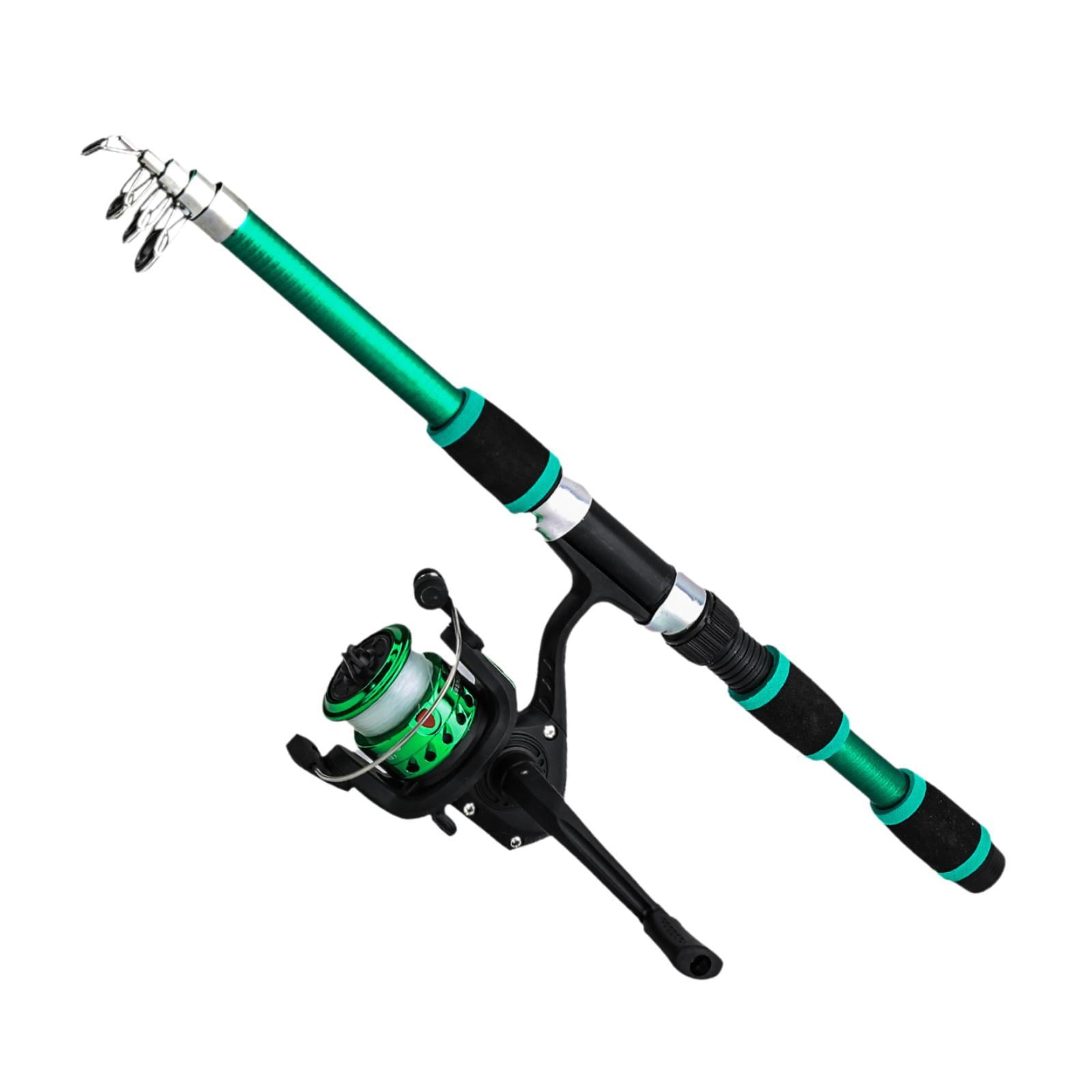 GARENDE Fishing Pole Equipment Kids Fishing Rod and Reel Combo for Outdoor Beginners Green