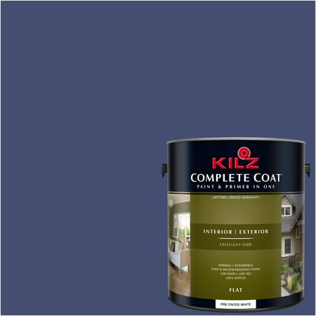 KILZ COMPLETE COAT Interior/Exterior Paint & Primer in One #RB290-02 Best in (Best Waterproof Paint For Metal)