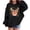 Black, variant on Lorytime Christmas Kids Hoodies for Boys Unisex Reindeer Snowflakes Sweatshirt Long Sleeve Pullover Drop Shoulder Tops