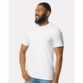 thumbnail image 4 of Gildan Men Lightweight T-Shirt, Softstyle Short Sleeve Crafting Tee - White, Sizes S-3XL, 100 Cotton, 4 of 5