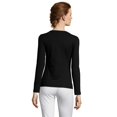thumbnail image 5 of SOLS - Camiseta de manga larga modelo Majestic para mujer (Negro intenso), 5 of 5