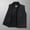 Black, variant on jjayotai Mens Coat Jacket Clearance Men's Sleeveless Work Jacket Solid Color Stand Collar Multiple Pockets Outdoor Sports Photography Leisure Vest Coat