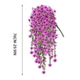 thumbnail image 3 of ToyKingdee Vibrant Trailing Artificial Flower Bush, Lifelike Cascading Foliage for Indoor and Outdoor Decor, 3 of 7