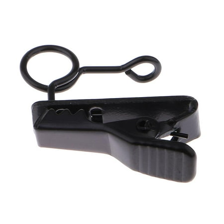 Type 6mm Microphone Lapel Tie Clip Holder for Chat Meeting Interview Lectures Mic Props