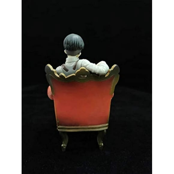 Anime Figure,Attack on Titan: Levi Ackerman Figure,Environmental PVC Collection Statue Model Decoration Exquisite Birthday Gift 15 cm/5.9 inches Action Figures Adult Kids Figure Gift