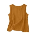 thumbnail image 5 of Girls' Clothing Sets 9/10 Girls Linen Matching Pants Set 2 Piece Summer Outfit Baggy Flowy Palazzo Pants and Backless Cami Top Sets Teen Casual Clothes, 5 of 6