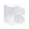 thumbnail image 5 of Deago Men's Workout Slim Fit T Shirts Short Sleeve Gym Bodybuilding Muscle Shirt Athletic Fitness Tee Tops (White, XL), 5 of 7