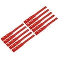 thumbnail image 1 of 10pcs Identification ID Collars Bands Cattle Markingfor Livestock, Premium Plastic Materials, Small and Lightweight for Cow Feet, Applicable to Various Animals, 4 Colors, 1 of 8