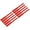 Red, variant on Durable Plastic Cow ID Collars, Safe, Reusable Marking Bands For Livestock Management