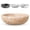 Beige/Natural - Travertine, variant on Marble Decorative Bowl White / Grey - Marble 7.5" Modern Minimalist Centerpiece Catch-all
