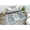 thumbnail image 3 of Rugs America Gallagher GL60C Navy Koti Vintage Transitional Area Rug, 5'3"x7', 3 of 5