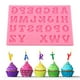 thumbnail image 3 of Molde de silicona, molde de silicona con forma de letras para decoración de tartas, fondant, máxima eficiencia, 3 of 9