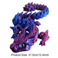thumbnail image 4 of Simulación Articulada Impresa en 3D Dragón Adorno () Rojo, 4 of 4