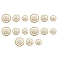 thumbnail image 2 of 15Pcs Sewing Buttons Delicate Alloy Decorative Buttons British Style Buttons, 2 of 7