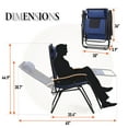 thumbnail image 7 of Sophia&William Outdoor Oversized Padded Zero Gravity Chairs Set of 2 - Navy Blue, 7 of 7