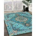 thumbnail image 2 of Ahgly Company Indoor Rectangle Traditional Gray Medallion Area Rugs, 8' x 12', 2 of 6