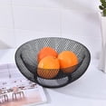 thumbnail image 3 of YWMJZEU Countertop Fruit Basket Holder & Decorative Bowl for Fruit, Vegetables, Snacks, Black, 3 of 9