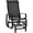 Black 335, variant on Zero Gravity Chair with Padded Cushion and Side Tray, Folding Reclining Lounge Chair for Indoor Outdoor, Supports 264 lbs, Black Steel Frame for Patio Poolside Relaxation