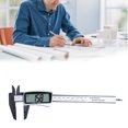 thumbnail image 3 of Pantalla electrónica Digital VERNIER CALIPER PORTABLEMostrar VERNIER CALIPER ELECTRÓNICO 0.2MM MEDICIÓN Micrómetro Micrómetro Botón Portátil Batería de carpintería Funcionó 2 botones, Plata Noticed TO000931-01, 3 of 7