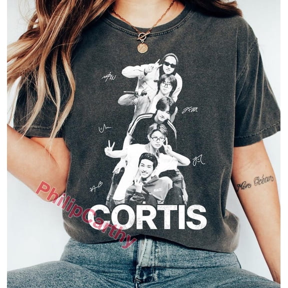 CORTIS Korean Boy Band Wash T Shirt, Vintage 90s Bootleg Graphic Tee, Fan Gift, Concert Merch T-shirt Sizes S-5XL The Golden Shop