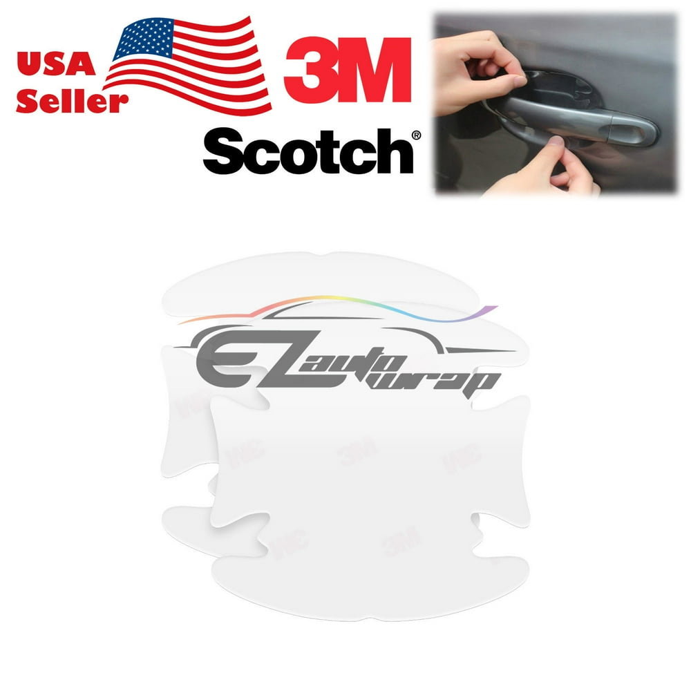 2PCs 3M Scotchguard Clear Door Handle Paint Scratch Protection Film
