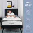 thumbnail image 6 of Modway Jenna 12" Innerspring and Foam Twin Mattress in White, 6 of 10