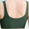 thumbnail image 5 of Sngxgn Wireless Bras for Women Comfort Full Coverage T-Shirt Bra Lightly Lined Push up Bra V-Neck Bralettes for Ladies(Green,M), 5 of 6