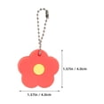 thumbnail image 2 of OULII 4pcs Flower Key Covers Caps Cute Pvc Key Protector Sleeves Identifiers For House Keys Organization, 2 of 7