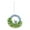 C, variant on CoreLiving Easter Bunny Wreath Ornaments for Tree Hanging Felt Bunny Decorations with Flocked Easter Eggs and Spring Flowers for Home Wall Window Farmhouse Decor