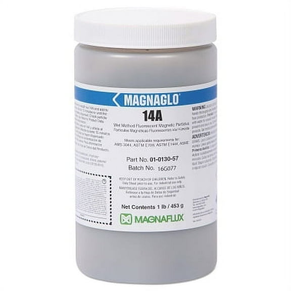 Magnaglo® 14A Wet Method Fluorescent Magnetic Particle, 1 lb Container, Brown