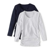 Maternity Long Sleeve Top, 2-Pack - Available in Plus Sizes