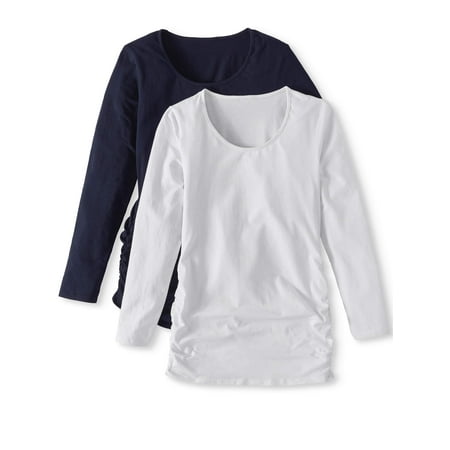 Maternity Long Sleeve Top, 2-Pack - Available in Plus Sizes