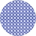 thumbnail image 1 of Ahgly Company Machine Washable Indoor Round Transitional Royal Blue Area Rugs, 6' Round, 1 of 7
