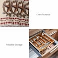 thumbnail image 6 of Placemats Set of 6, Western Texas Star Vintage Woven Placemat, Linen Place Mats for Kitchen/Dining Tables, Rustic Wreath Red Beige Plaid Washable Table Mats for Party, 6 of 8