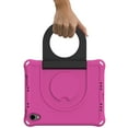 thumbnail image 5 of Case for iPad Mini 6th Generation 2021 (8.3 inch), Allytech Slim Kidsproof Foldable Handle Viewing Stand Durable Skid-Proof EVA Protective Case for Apple iPad Mini 6 2021(A2567/A2568/A2569), Rose, 5 of 6