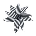 thumbnail image 7 of Poinsettia Flowers for Christmas Tree,Black and White Stripes Christmas Poinsettia Flowers,Velvet Glitter Floral Decor,Christmas Tree Topper for Halloween Holiday Wreath Garland Decor, 7 of 7