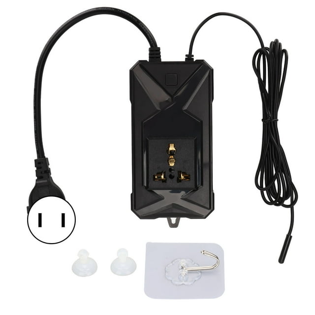 Controlador de temperatura del tanque de peces, controlador de temperatura del acuario Controlador de temperatura real del acuario Controlador de sobretemperatura para tanque de peces optimizado para la excelencia