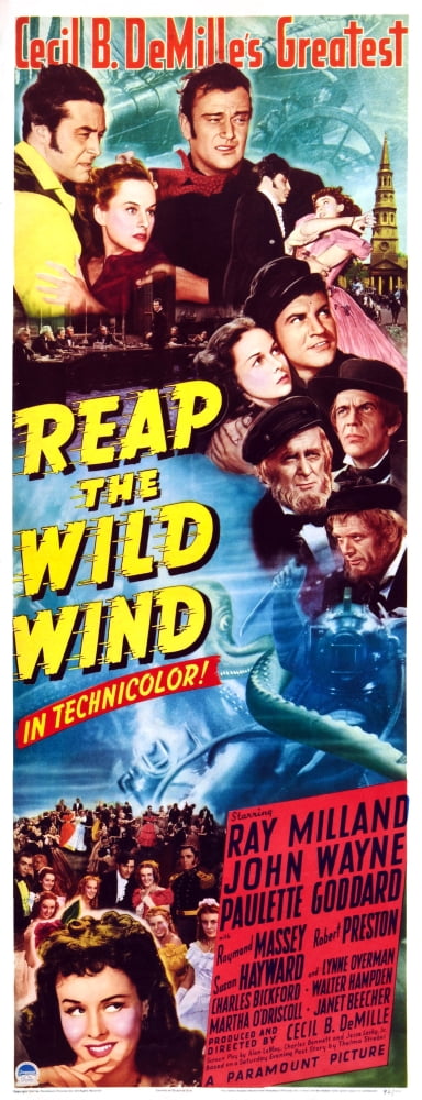 8x10 Print Susan Hayward Reap the Wild Wind 1942 #444 