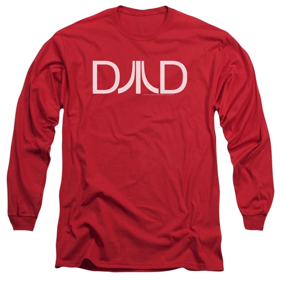 Atari Dad Long Sleeve T-Shirt Adult 18/1 Red