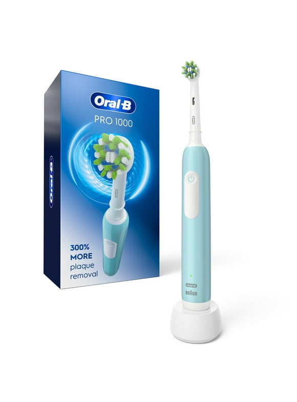 Oral-B Pro 1000 Rechargeable Electric Toothbrush, Turquoise