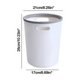 thumbnail image 3 of NSESSHome Round Trash Can Wastebasket Plastic Garbage Container Bin for Bathroom, Kitchen, Bedroom, Home Office, College Dorm, 3 of 6