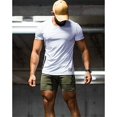 thumbnail image 3 of Men's Gym Workout Shorts Sports Training Shorts for Weightlifting Bodybuilding Shorts, 3 of 4