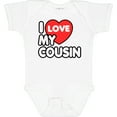 thumbnail image 3 of Inktastic I Love My Cousin Boys or Girls Baby Bodysuit, 3 of 5