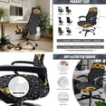 Chririnla Office Chair Covers,Stretch 3Pcs Computer Chair Cover and Arm ...