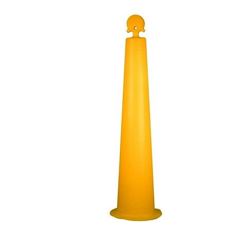 Cortina Safety Products 03-770-42Y-P 42" Channelizer Cone Plain Yellow
