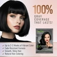 thumbnail image 6 of (2 pack) Herbishh Black Hair Color Shampoo for Gray Hair, 3-in-1 Dye Cleanse & Condition, Ammonia-Free, Long-Lasting Coverage, Easy to Use, Travel Pack, 30ml Each Sachet, Ideal for Men & Women, Pack of 20, 6 of 9