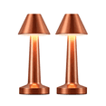 thumbnail image 1 of Lámpara de mesa 2 Piezas Recargable Regulable Malubero, Color Rosa Dorado Led, 1 of 5