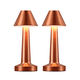 thumbnail image 1 of Lámpara de mesa 2 Piezas Recargable Regulable Malubero, Color Rosa Dorado Led, 1 of 5
