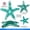 Emerald Sea, variant on studioTica® Glass Starfish - Emerald Collection - Sun Catcher, Paperweight, Ornament, Home Decor