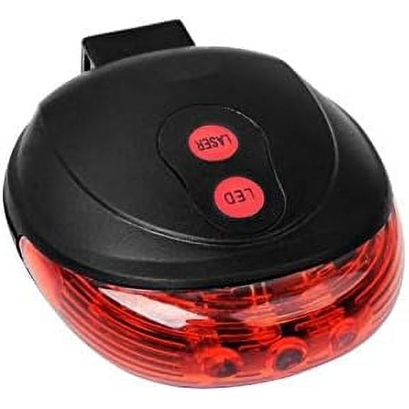 Bike Cycling 7 Flash Modes Red Lights Waterproof with 5 LED and 2 Laser Beams Bike Taillight Safety Warning Light Bicycle Rear Bicycle Light Tail Lamp$$Sport & Recreation Other